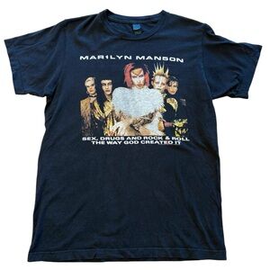 Tultex 1999 Marilyn Manson Tour T-Shirt size S